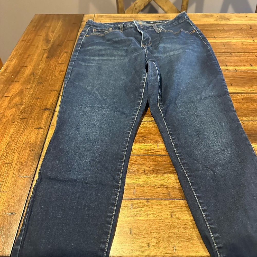 Style & Co. Curvy Skinny Jeans in Light Wash Blue